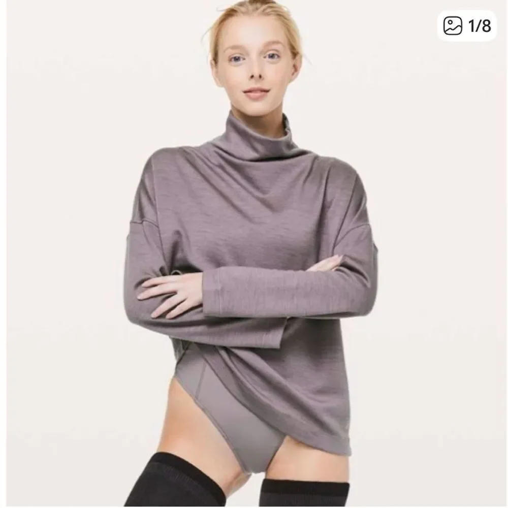 Lululemon Principal Dancer Funnel Neck Sweater Lunar Rock 4